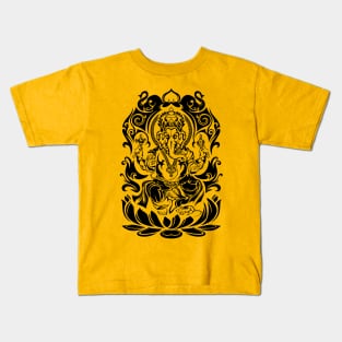 Tribal Ganesh Kids T-Shirt
